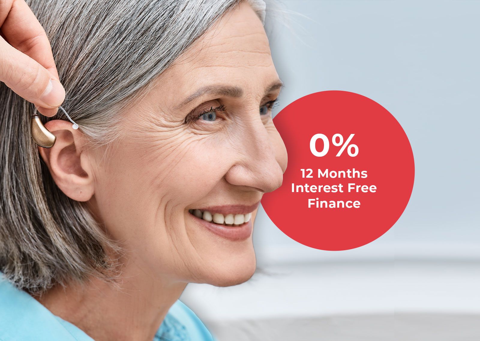 Spread the cost of your hearing aids over 12 months