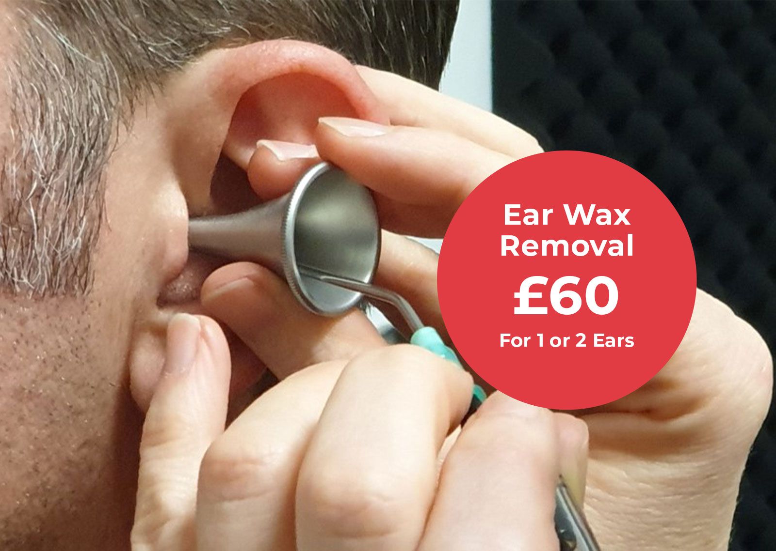 £60 for 1 or 2 Ears - Book Online Today or Call 0330 133 3291